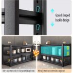 Freistehendes Küchenregal mit 3 Ebenen für Mikrowelle, Küche, Garage und Schlafzimmer – Bild 5