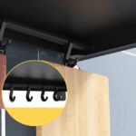 Edelstahl-Mikrowellen-Regal zur Wandmontage, multifunktional und platzsparend für die Küche – Bild 5