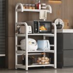 Mehrschichtiges Küchenregal und Sideboard für Mikrowelle, Küchengeräte und Aufbewahrung – Bild 3