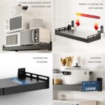 Verstellbares Mikrowellen-Regal zur Wandmontage, platzsparend und einfach zu installieren – Bild 5