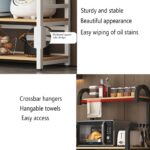Mehrschichtiges Küchenregal und Sideboard für Mikrowelle, Küchengeräte und Aufbewahrung – Bild 6