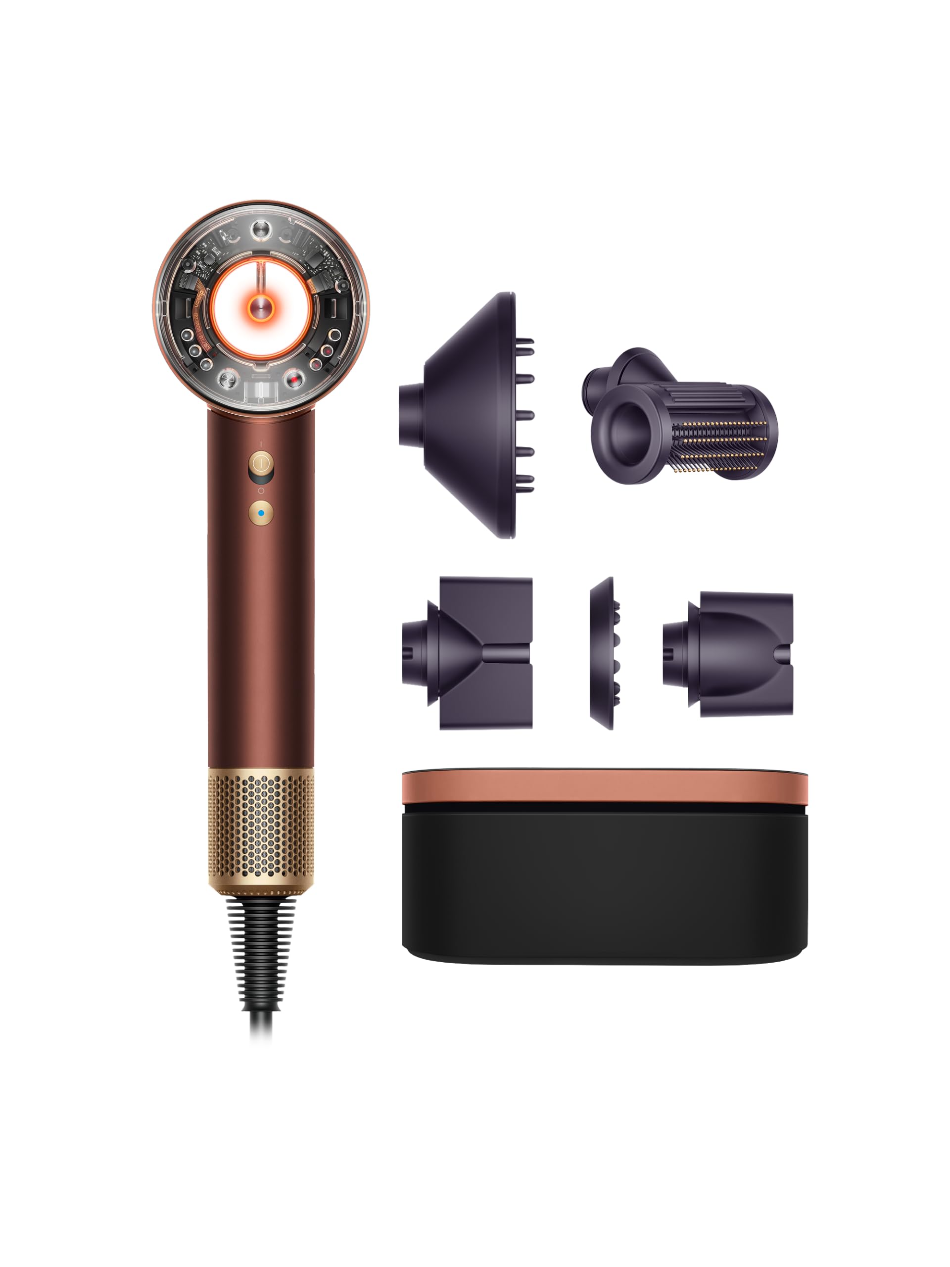 61mBujSh-rL Dyson Supersonic Nural Haartrockner mit Diffusor - Intelligente Hitzekontrolle, Plum Copper – Bild 1