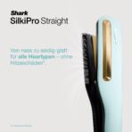 Shark SilkiPro Straight 2-in-1 Glätteisen + Haartrockner HT401EUBL mit Kamm-Aufsätzen, Blau – Bild 2
