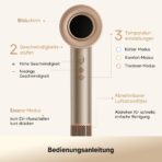 Dreame Miracle Essence Highspeed-Haartrockner 110.000 U/min mit Rotlicht-Kopfhautpflege – Bild 13