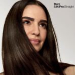 Shark SilkiPro Straight 2-in-1 Glätteisen + Haartrockner HT401EUBL mit Kamm-Aufsätzen, Blau – Bild 11