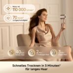Dreame Miracle Essence Highspeed-Haartrockner 110.000 U/min mit Rotlicht-Kopfhautpflege – Bild 6